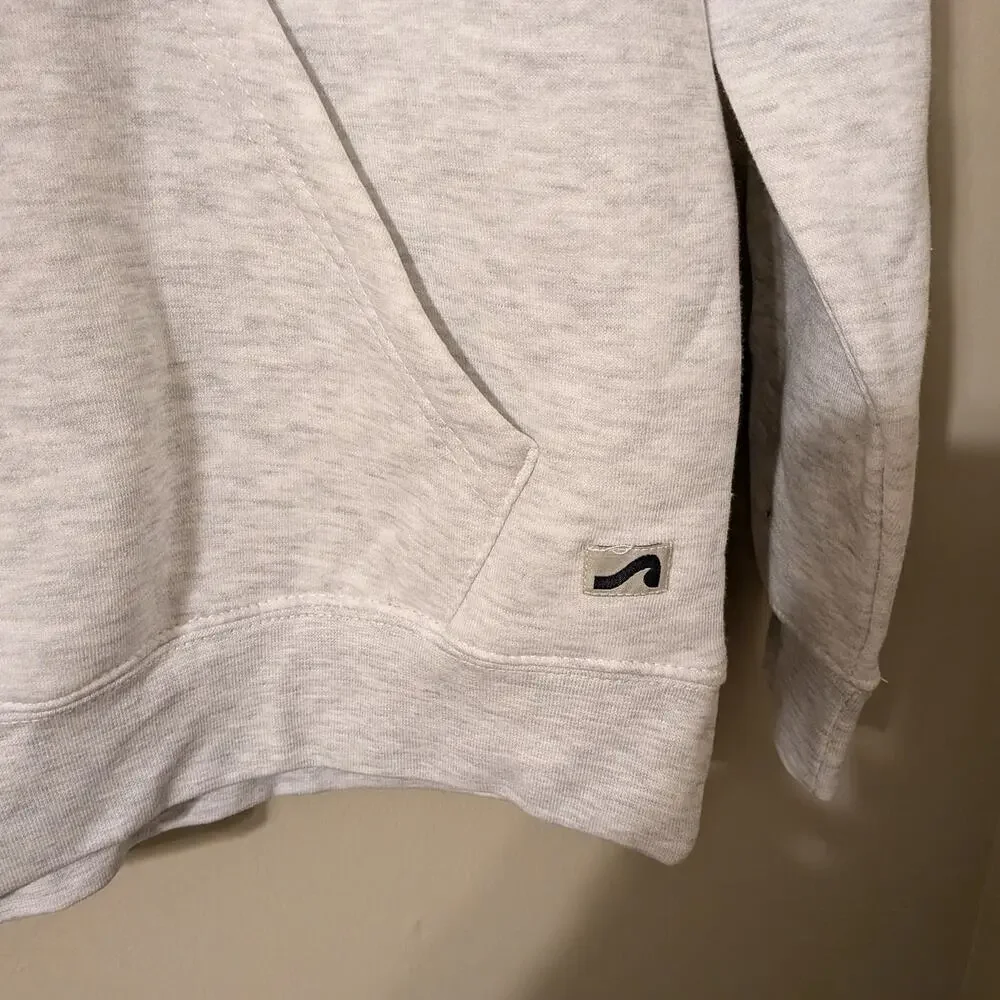 Surf Style Clearwater Est, 1989 Beach Grey White Pullover Hoodie